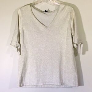 Talbots Metallic‎ Fleck Sweater Top
